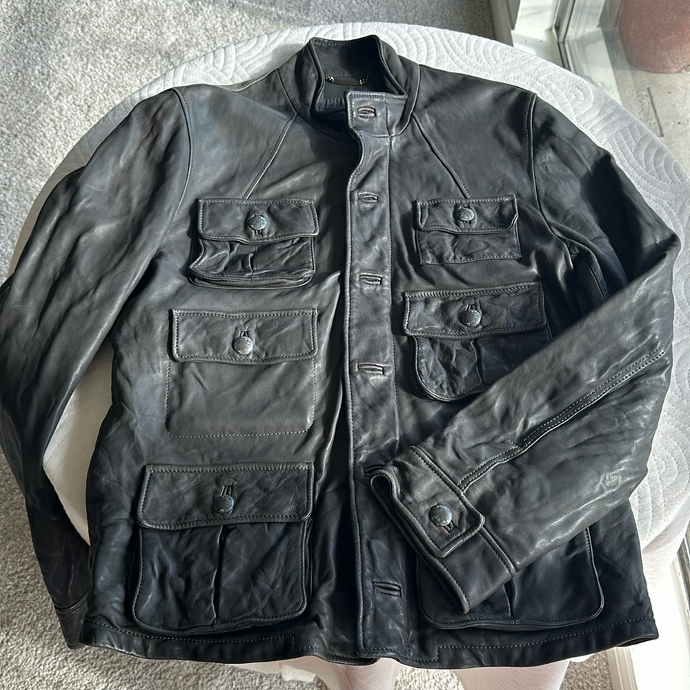 Dolce & Gabbana Leather Jacket 50